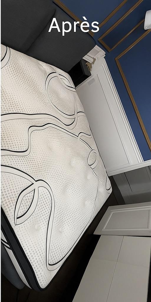 Matelas en tissu — après
